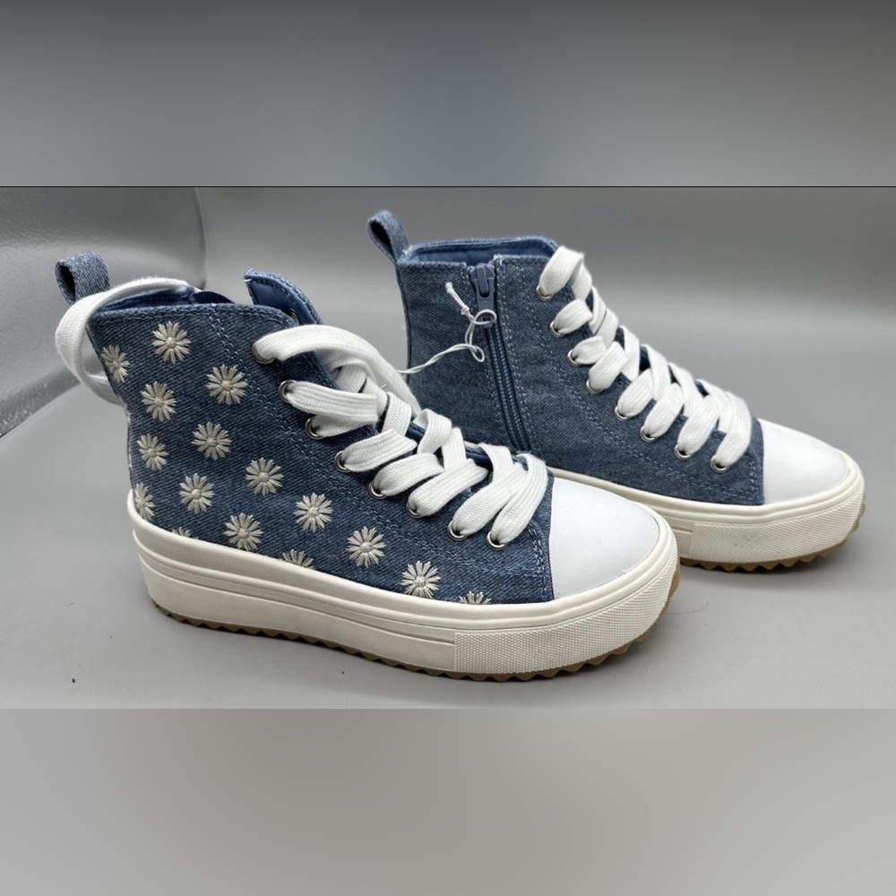 Art class Kids' Girls Blakely High Top Sneakers, Shoes, Tennis Shoes - Denim